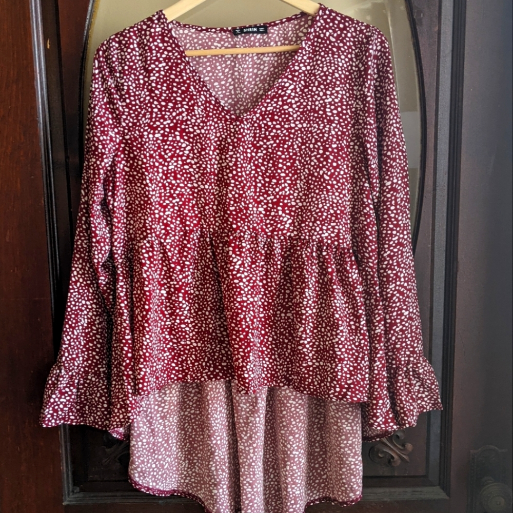 SHEIN Medium high low baby doll top